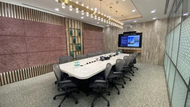  6 Seater Meeting Room in Bandra East - The Executive Centre Parinee Crescenzo MPC | GoSpace 7277