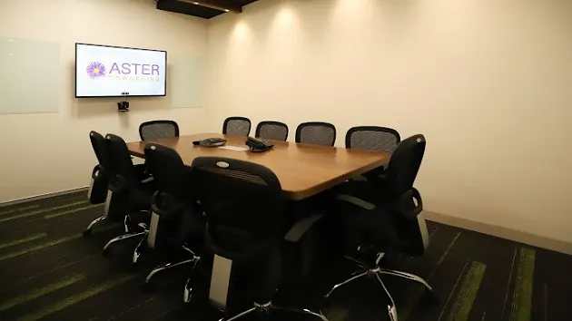 10 Seater Conference Room in Shivajinagar - Aster Group | GoSpace 5009