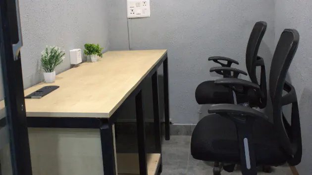 2 Seater Private Cabin in Phase 2 - Eraya Co-Working Space | GoOffice 9329