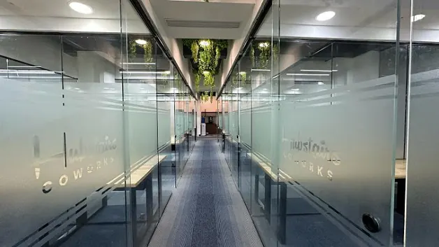 Private Cabin at Hubstairs CoWorks, BTM Layout
