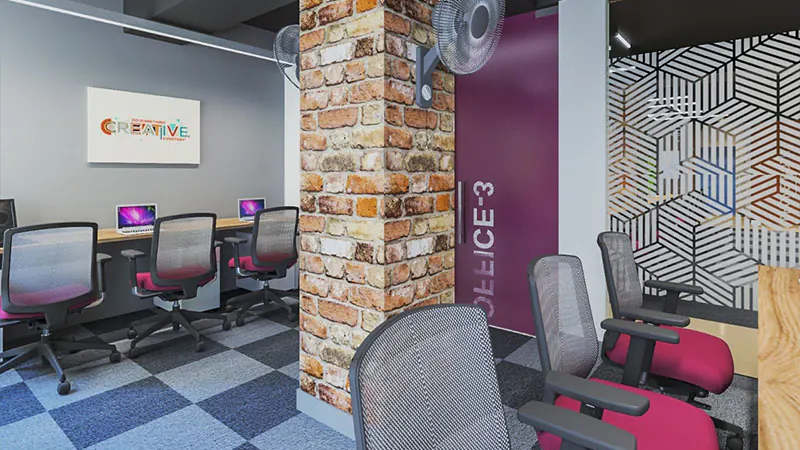 3 Seater Private Cabin in Baner - Spacierge Coworking | GoOffice 5125