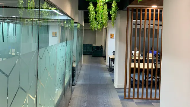Private Cabin at Hubstairs CoWorks, BTM Layout
