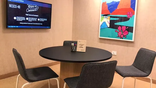 4 Seater Meeting Room in Goregaon - WeWork NESCO IT Park | GoSpace 7877