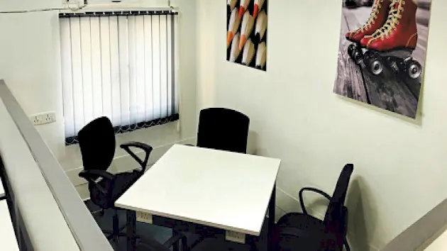 4 Seater Private Cabin in BB.D. Bagh - away.center coworking | GoOffice 4106