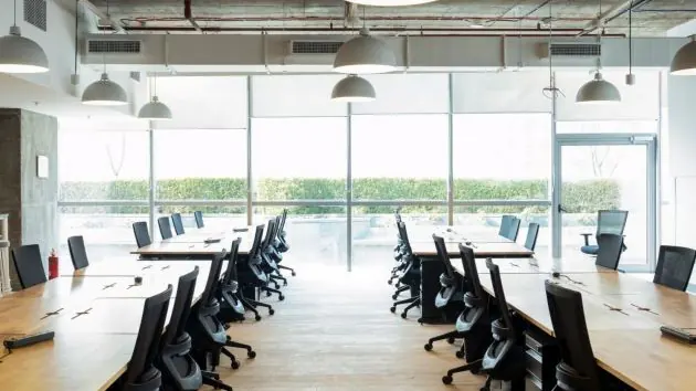 6  Seater Private Cabin in Sector 43 - WeWork Two Horizon Centre | GoOffice 8744