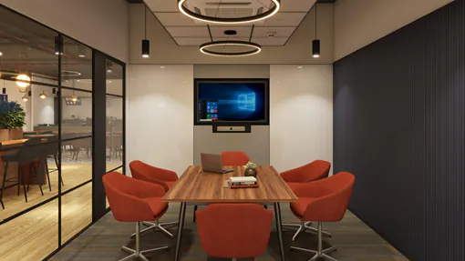 6 Seater Meeting Room in Navrangpura - AWFIS World Centre | GoSpace 4315