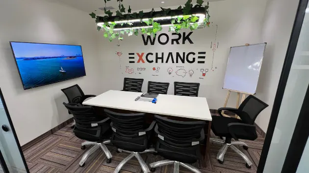 8 Seater Conference Room in Pitampura - Workexchange Coworking | GoSpace 8022