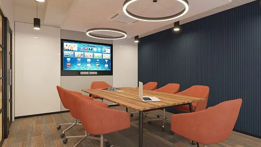 8 Seater Conference Room in Thaltej - AWFIS Coworking Krish Cubical | GoSpace 4284