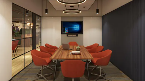 8 Seater Meeting Room in Begumpet - AWFIS Sita Shelter | GoSpace 3720