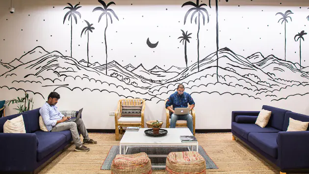 Open Desk at WeWork Prestige Cube, Adugodi