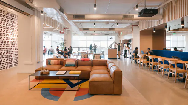 Open Desks in Hebbal - WeWork RMZ Latitude Commercial | GoOffice 2825