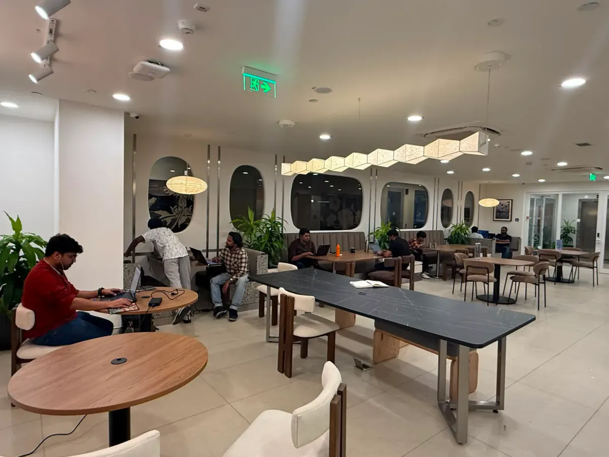 Open Desks in Ashok Nagar - WeWork Embassy Vertex | GoOffice 40068