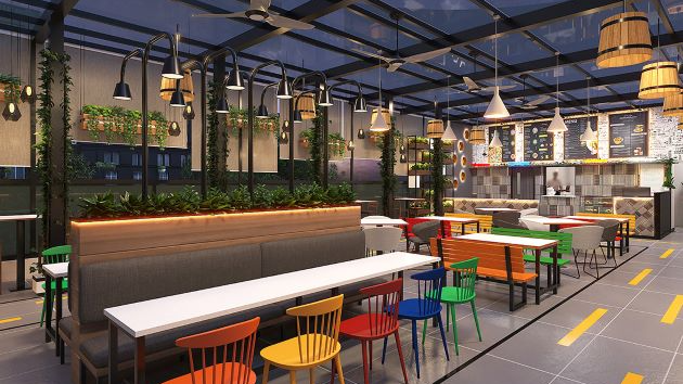 Meeting room at IndiQube Crystal, Ashok Nagar