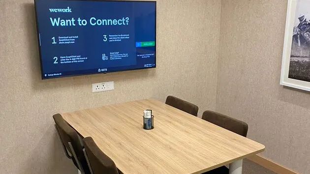 4 Seater Conference Room in Kalyani Nagar - WeWork Raheja Woods | GoSpace 6465