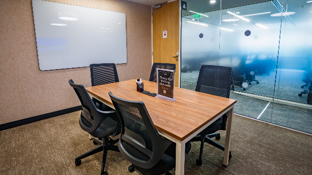 Meeting room at WeWork Vista Earth, Whitefield
