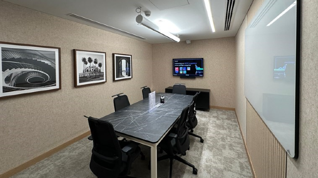 6 Seater Meeting Room in Aerocity - WeWork Bharti Worldmark 6 | GoSpace 8763