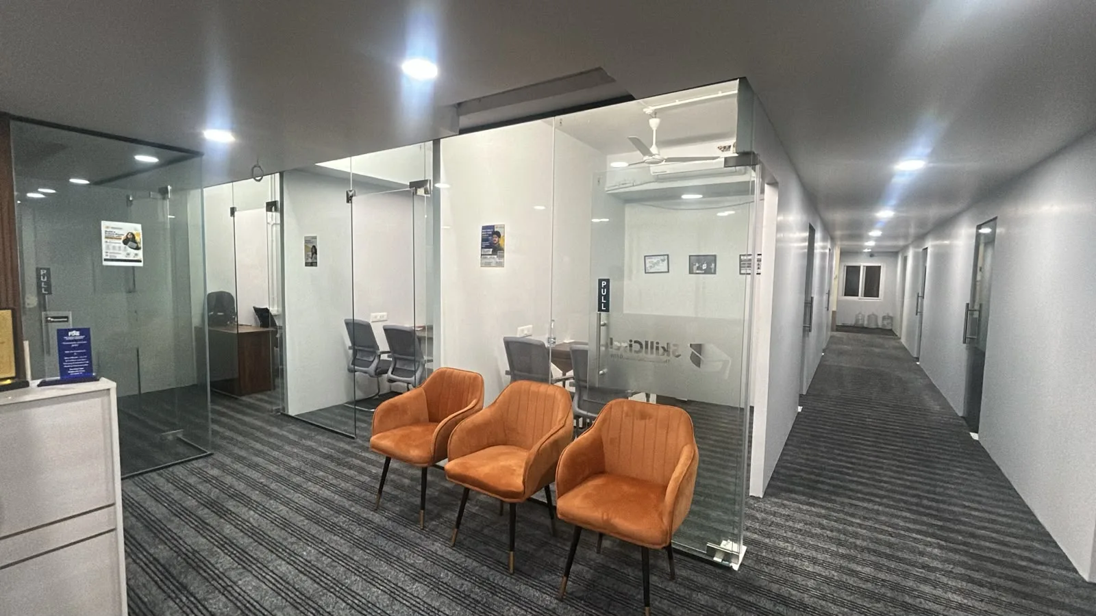Meeting room at SkillCircle, SR Nagar